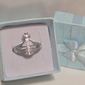 NWOT Vivienne Westwood Little Orb Ring Adjustable Size